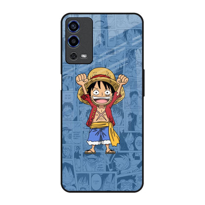Chubby Anime Oppo A55 Glass Back Cover Online