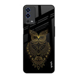 Golden Owl Oppo A55 Glass Back Cover Online