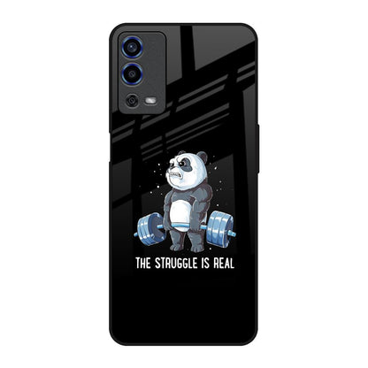 Real Struggle Oppo A55 Glass Back Cover Online