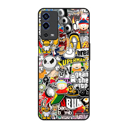 Boosted Oppo A55 Glass Back Cover Online