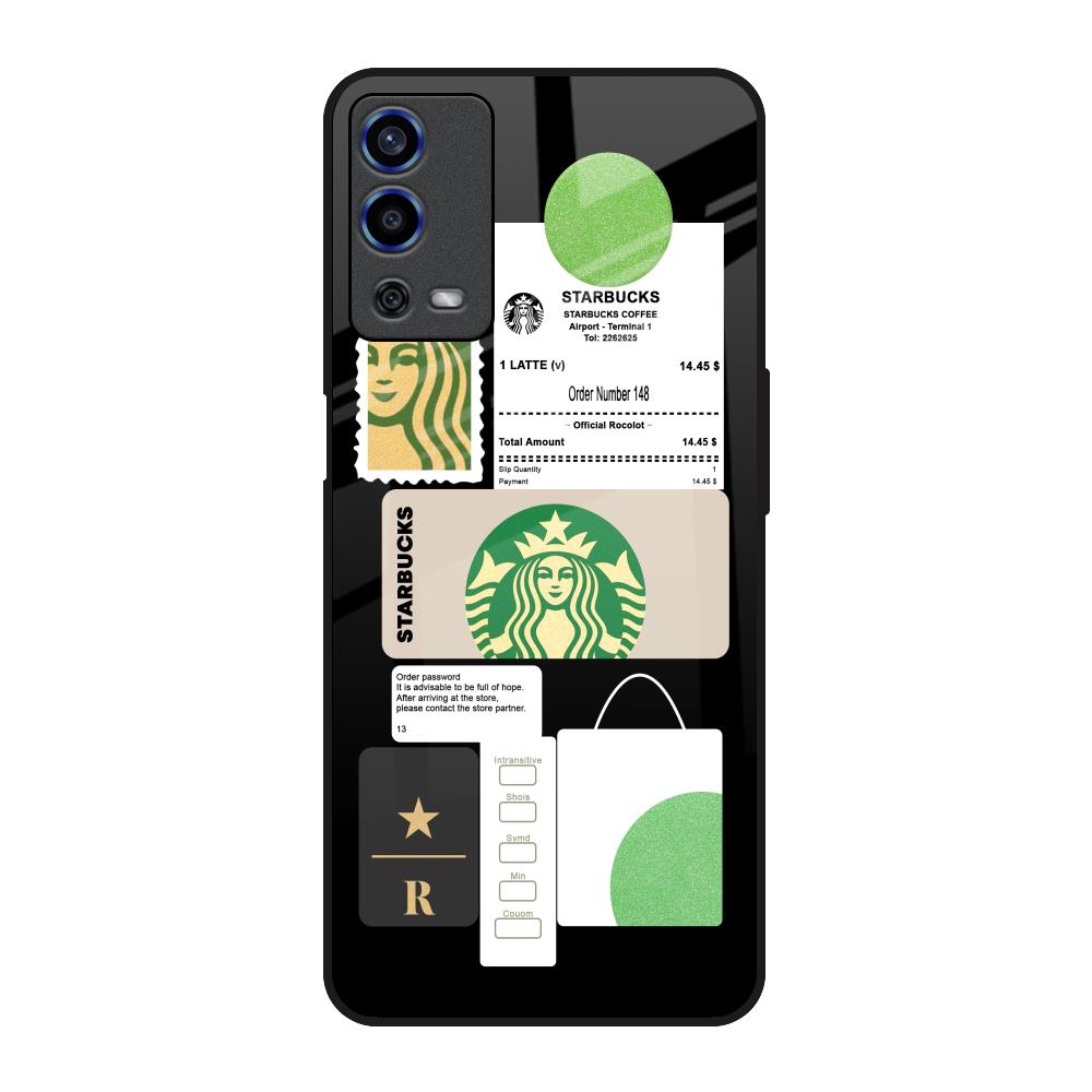 Coffee Latte Oppo A55 Glass Back Cover Online