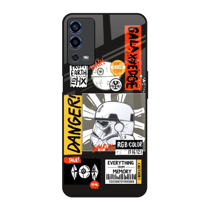 Galaxy Edge Oppo A55 Glass Back Cover Online