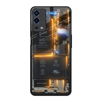 Glow Up Skeleton Oppo A55 Glass Back Cover Online