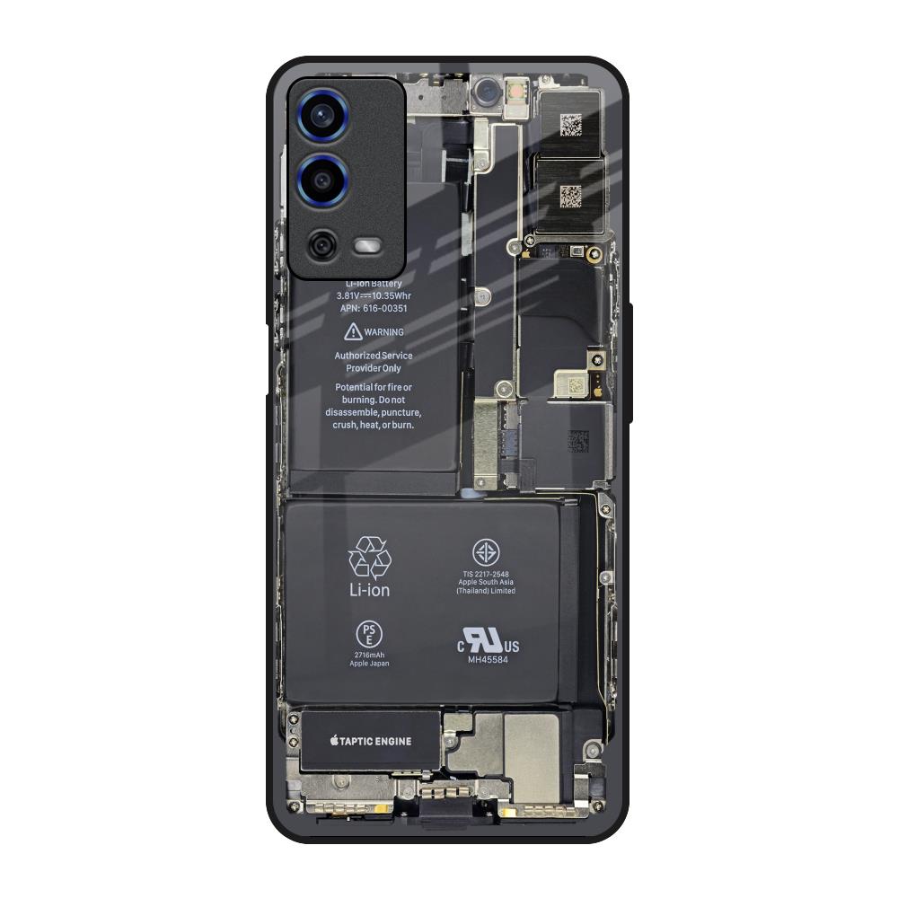 Skeleton Inside Oppo A55 Glass Back Cover Online