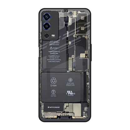 Skeleton Inside Oppo A55 Glass Back Cover Online