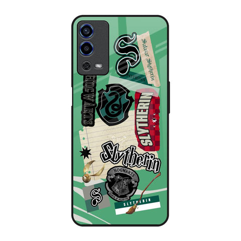 Slytherin Oppo A55 Glass Back Cover Online