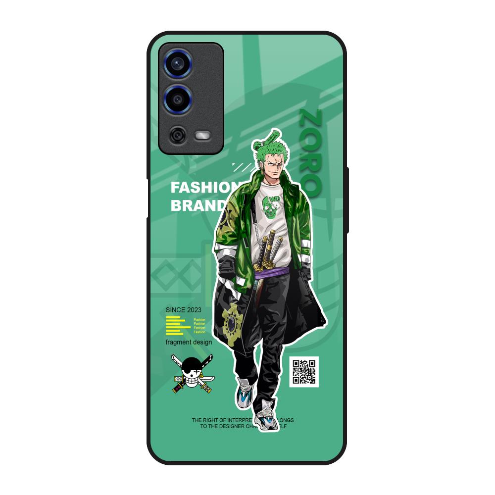 Zoro Bape Oppo A55 Glass Back Cover Online