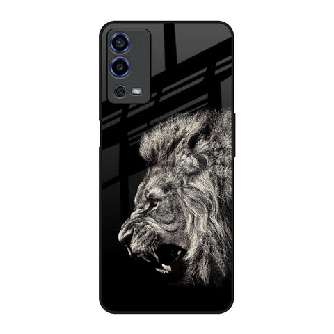 Brave Lion Oppo A55 Glass Back Cover Online