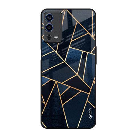 Abstract Tiles Oppo A55 Glass Back Cover Online
