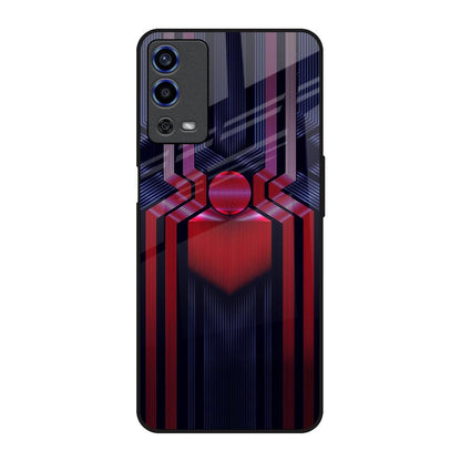 Super Art Logo Oppo A55 Glass Back Cover Online