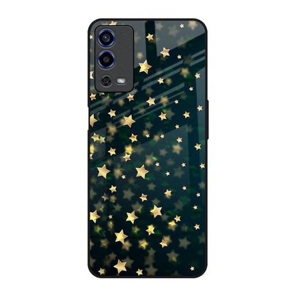 Dazzling Stars Oppo A55 Glass Back Cover Online