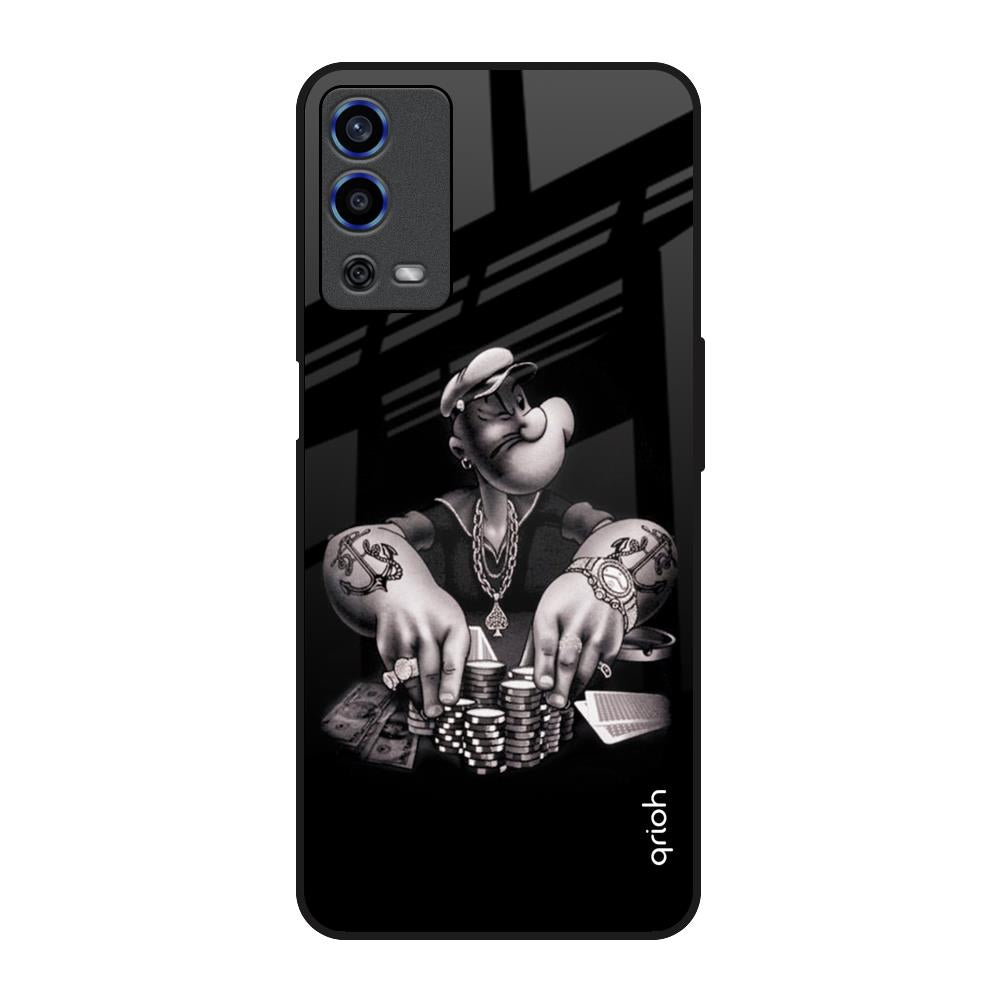 Gambling Problem Oppo A55 Glass Back Cover Online