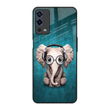 Adorable Baby Elephant Oppo A55 Glass Back Cover Online