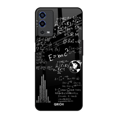 Funny Math Oppo A55 Glass Back Cover Online