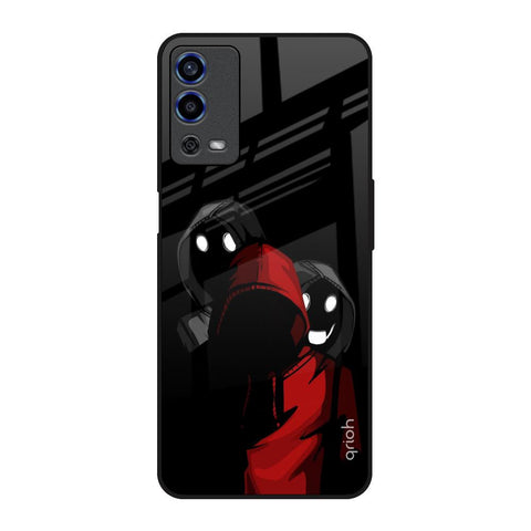 Shadow Character Oppo A55 Glass Back Cover Online