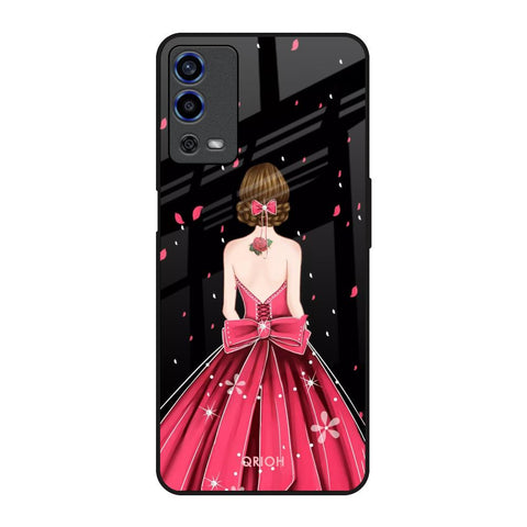 Fashion Princess Oppo A55 Glass Back Cover Online