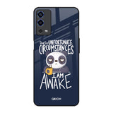 Struggling Panda Oppo A55 Glass Back Cover Online