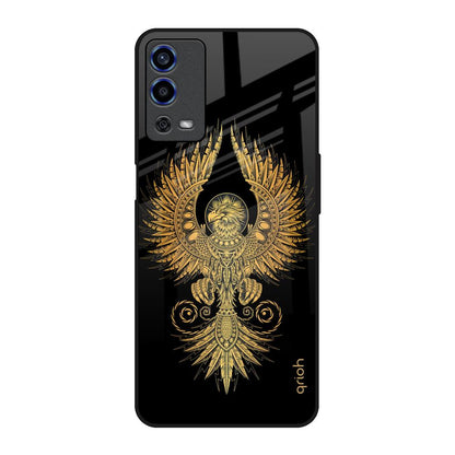 Mythical Phoenix Art Oppo A55 Glass Back Cover Online