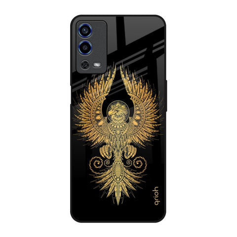 Mythical Phoenix Art Oppo A55 Glass Back Cover Online