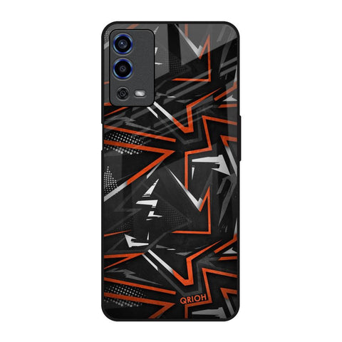 Vector Art Oppo A55 Glass Back Cover Online