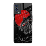 Red Moon Tiger Oppo A55 Glass Back Cover Online