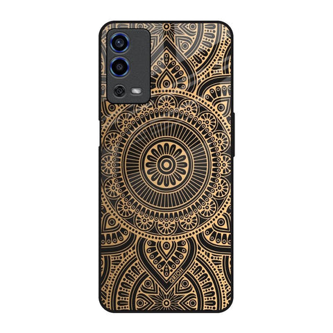 Luxury Mandala Oppo A55 Glass Back Cover Online