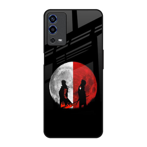 Anime Red Moon Oppo A55 Glass Back Cover Online