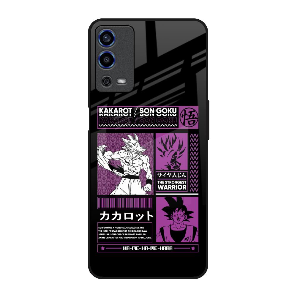 Strongest Warrior Oppo A55 Glass Back Cover Online