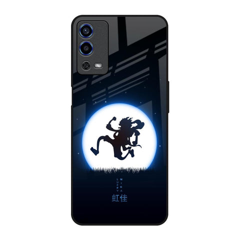Luffy Nika Oppo A55 Glass Back Cover Online