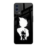 Monochrome Goku Oppo A55 Glass Back Cover Online