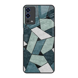 Abstact Tiles Oppo A55 Glass Back Cover Online