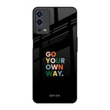 Go Your Own Way Oppo A55 Glass Back Cover Online