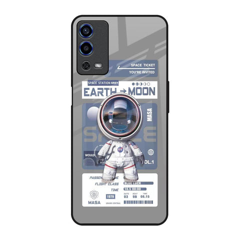 Space Flight Pass Oppo A55 Glass Back Cover Online