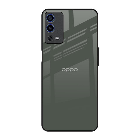 Charcoal Oppo A55 Glass Back Cover Online