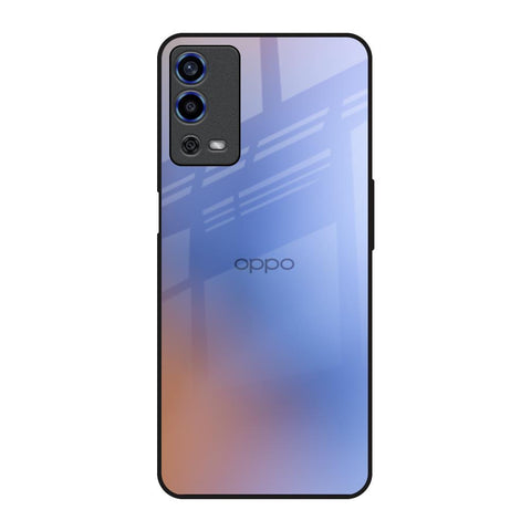 Blue Aura Oppo A55 Glass Back Cover Online