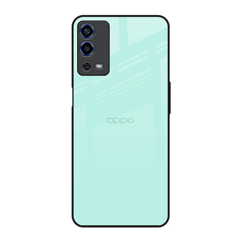 Teal Oppo A55 Glass Back Cover Online