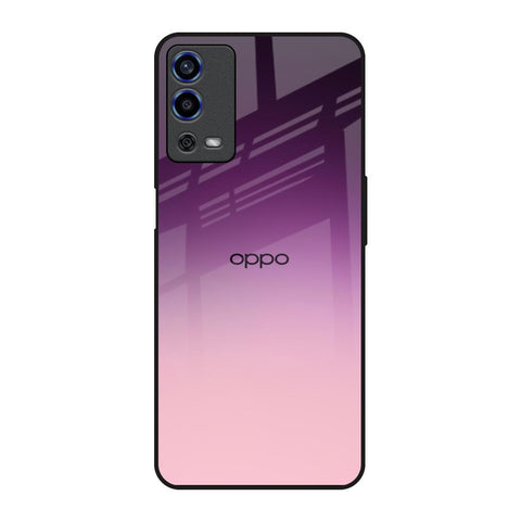 Purple Gradient Oppo A55 Glass Back Cover Online