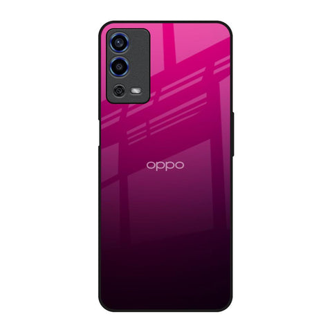 Purple Ombre Pattern Oppo A55 Glass Back Cover Online
