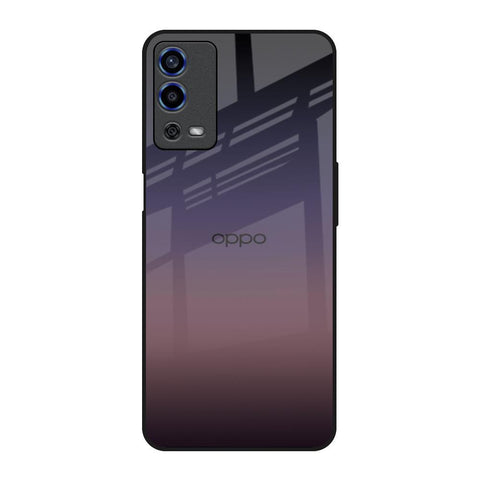Grey Ombre Oppo A55 Glass Back Cover Online