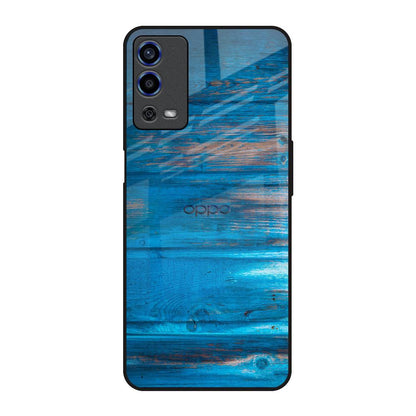 Patina Finish Oppo A55 Glass Back Cover Online