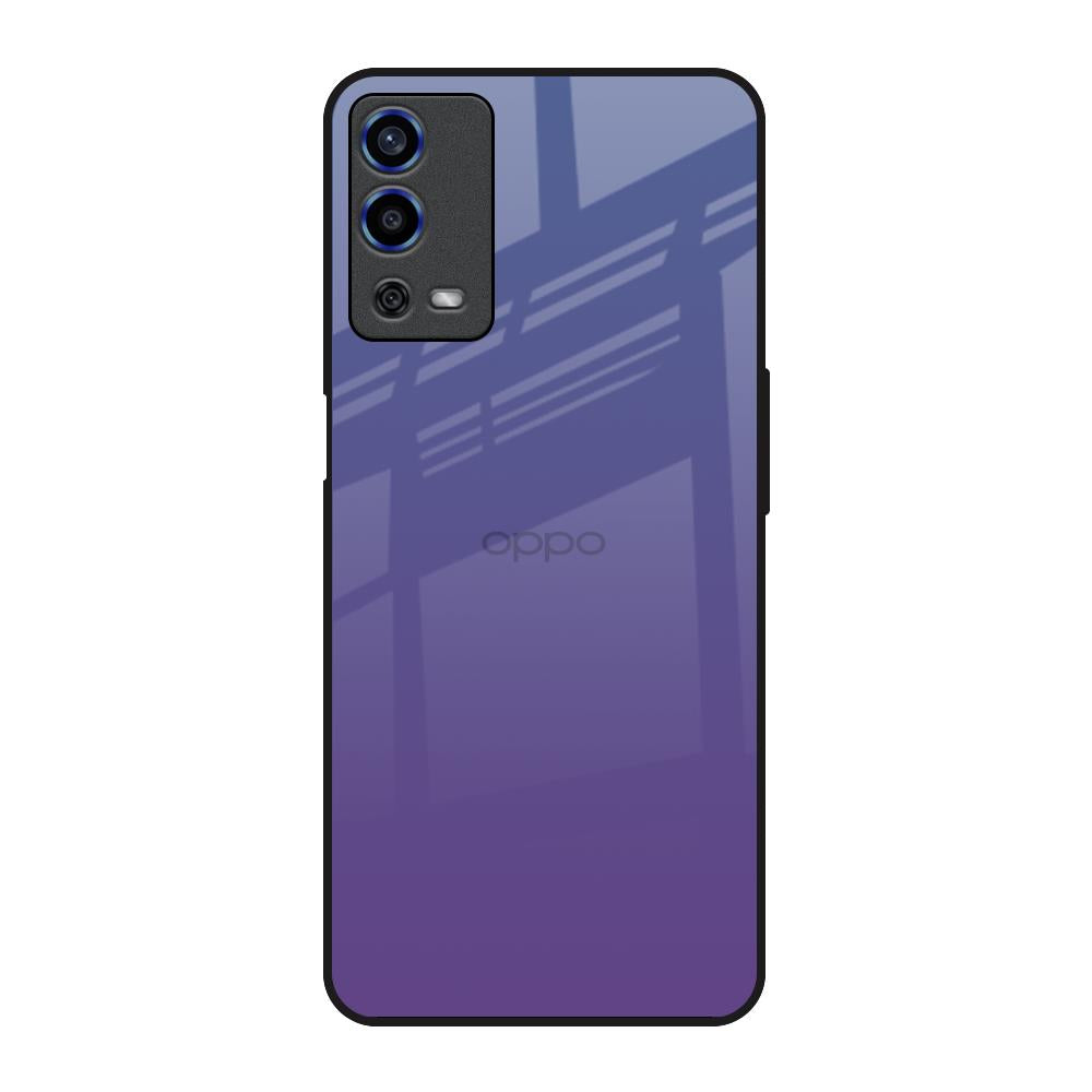 Indigo Pastel Oppo A55 Glass Back Cover Online