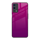 Magenta Gradient Oppo A55 Glass Back Cover Online