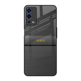 Grey Metallic Glass Oppo A55 Glass Back Cover Online