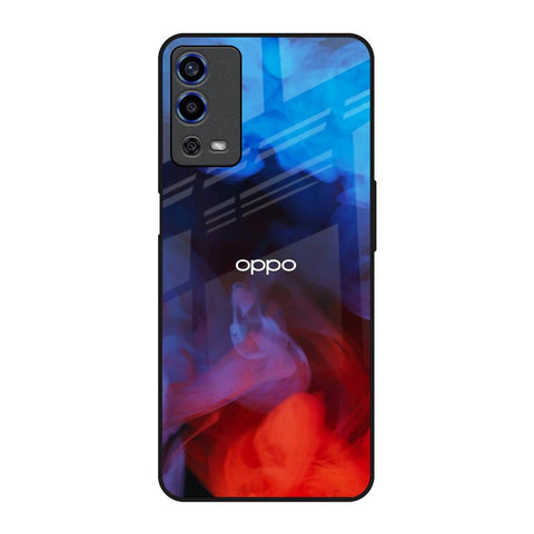 Dim Smoke Oppo A55 Glass Back Cover Online