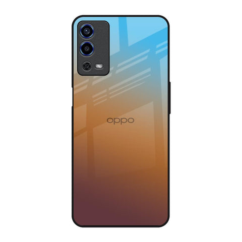 Rich Brown Oppo A55 Glass Back Cover Online