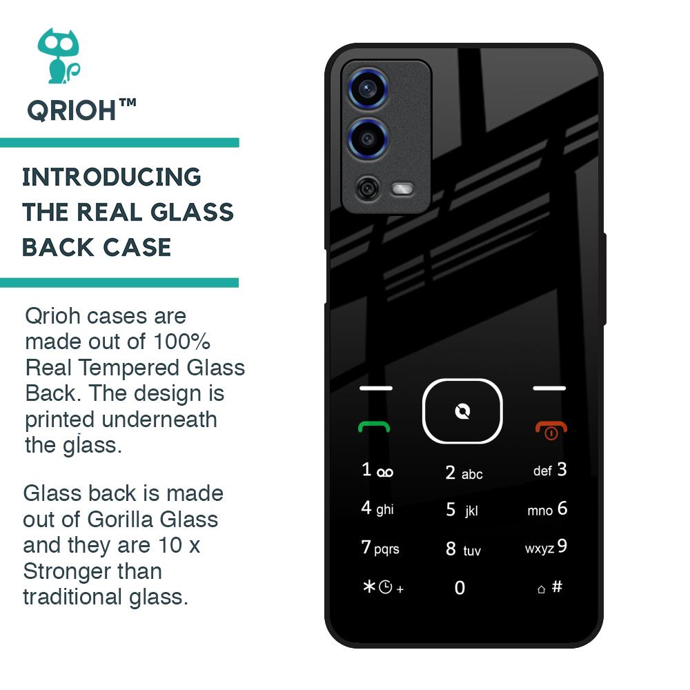 Classic Keypad Pattern Glass Case for Oppo A55