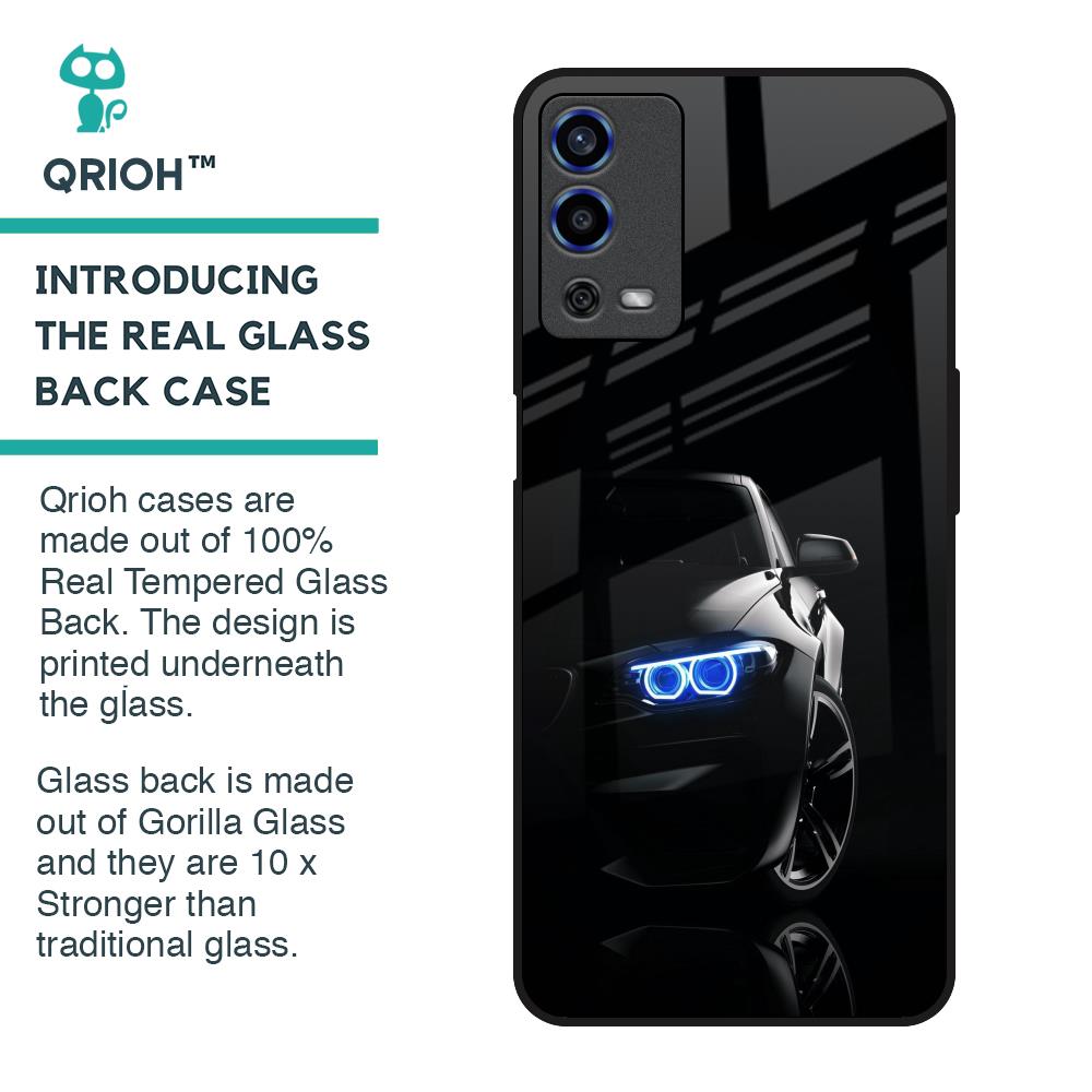 Car In Dark Glass Case for Oppo A55
