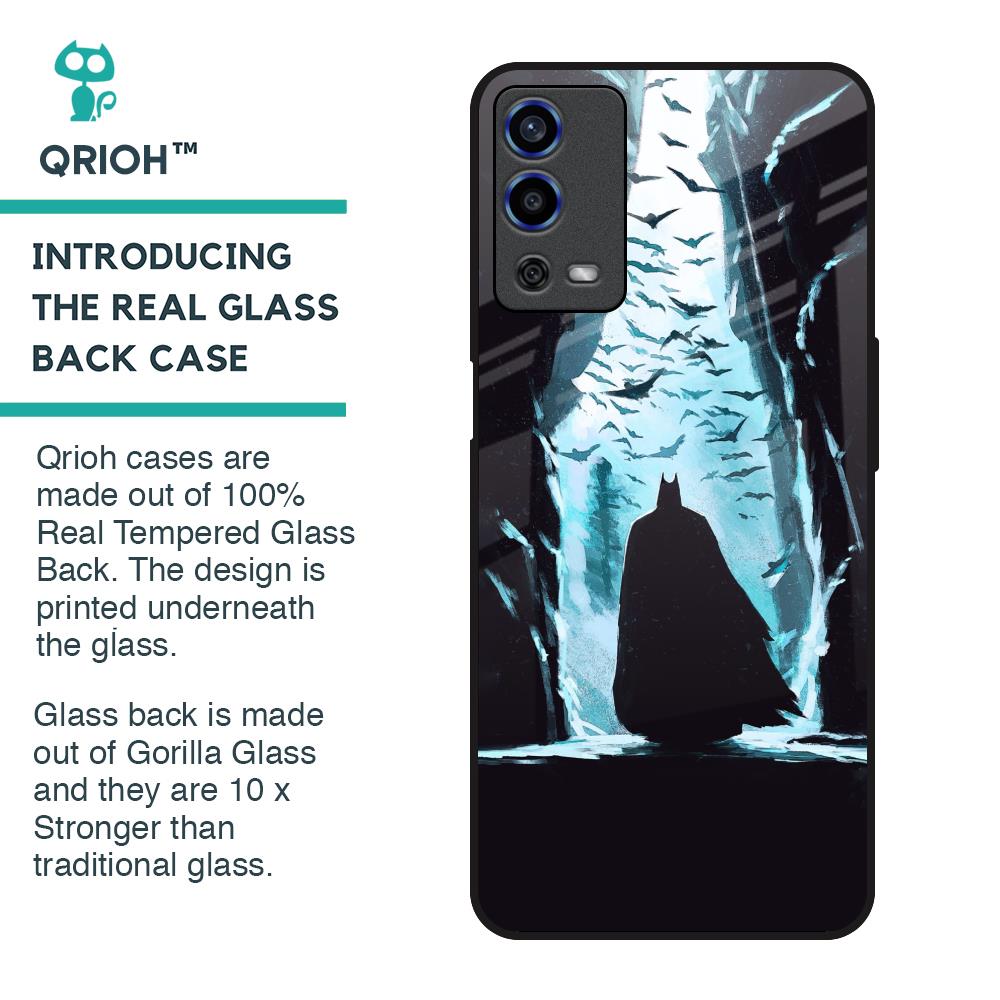 Dark Man In Cave Glass Case for Oppo A55