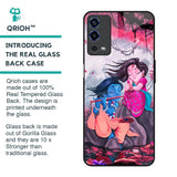 Radha Krishna Art Glass Case for Oppo A55