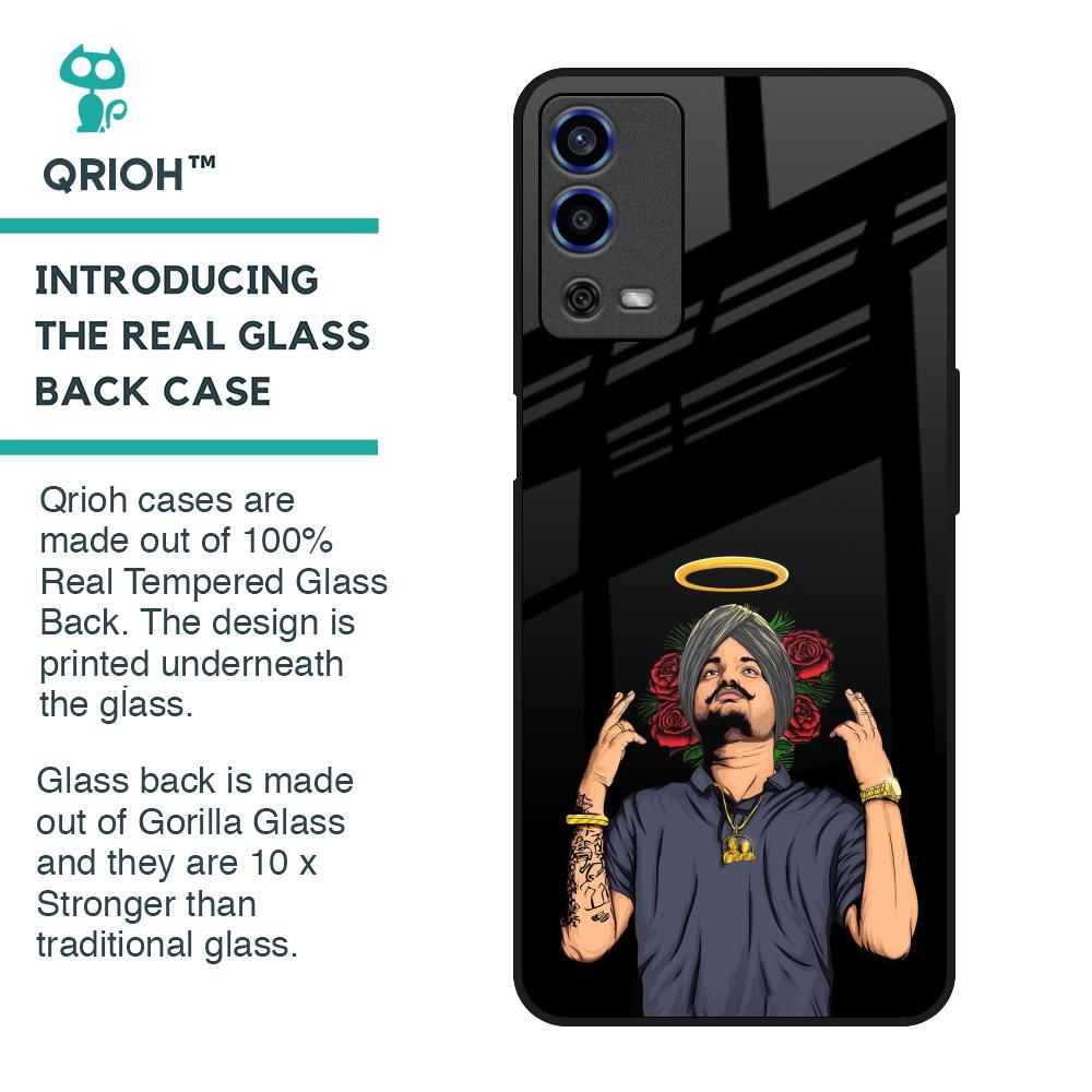 Punjabi Singer Poster Glass Case for Oppo A55